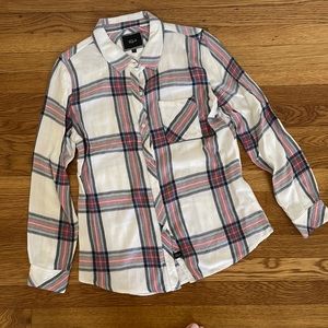 Rails plaid button down